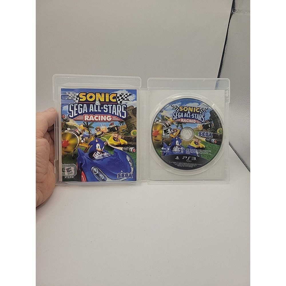 Sonic & Sega All-Stars Racing (Sony‎ PlayStation 3, 2010) Complete PS3 NO MANUAL - Picture 3 of 3
